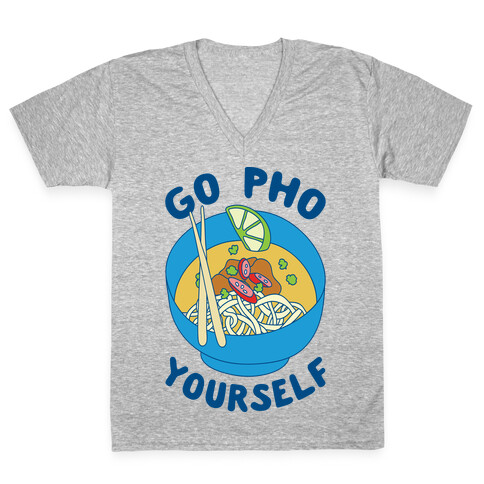 Go Pho Yourself V-Neck Tee Shirt