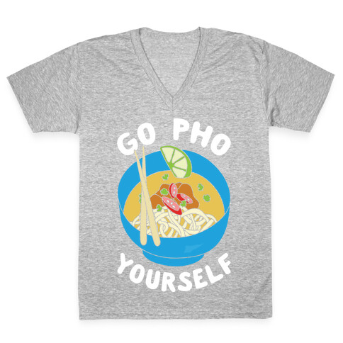 Go Pho Yourself V-Neck Tee Shirt