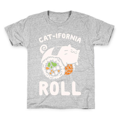 California Cat Roll Kids T-Shirt