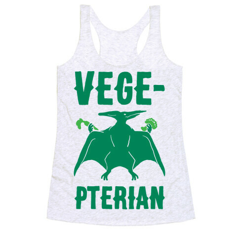 Vege-pterian Racerback Tank Top