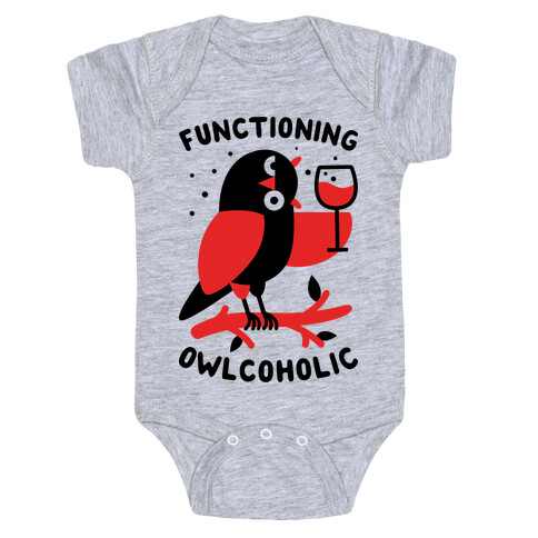 Functioning Owlcoholic Baby One-Piece