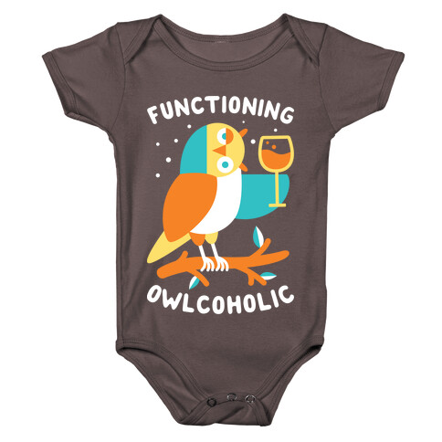 Functioning Owlcoholic Baby One-Piece