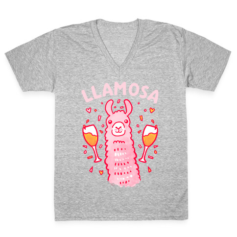 Llamosa Mimosa V-Neck Tee Shirt
