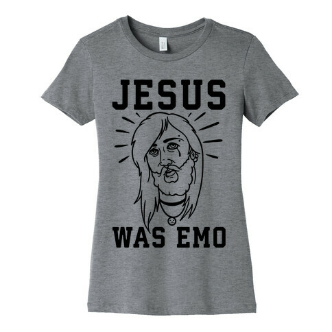 Jesus Was Emo Womens T-Shirt