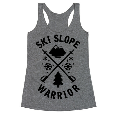 Ski Slope Warrior Racerback Tank Top