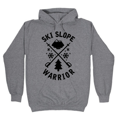 Ski Slope Warrior Hooded Sweatshirt