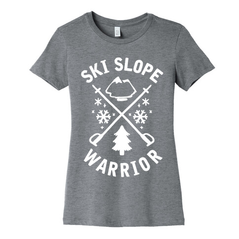 Ski Slope Warrior Womens T-Shirt
