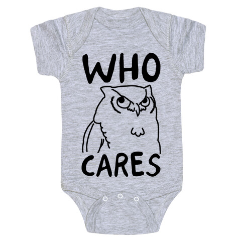 Who Cares Owl Baby One-Piece