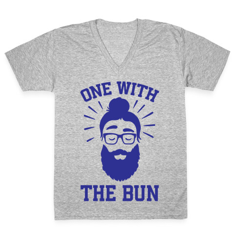 One With The Bun V-Neck Tee Shirt