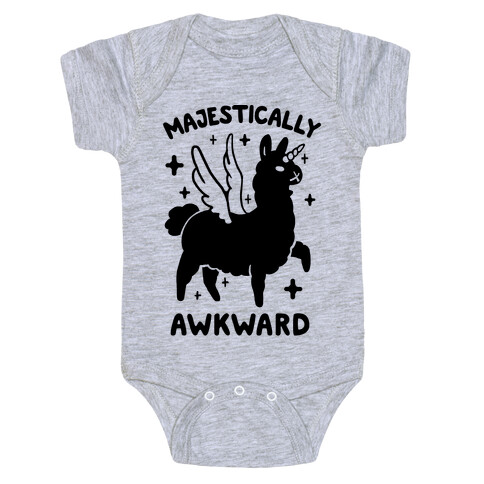 Majestically Awkward Llamicorn Baby One-Piece