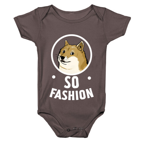 Doge: So Fashion! Baby One-Piece