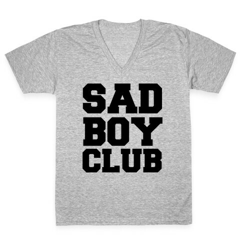 Sad Boy Club V-Neck Tee Shirt