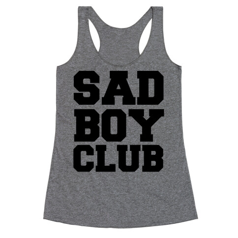 Sad Boy Club Racerback Tank Top