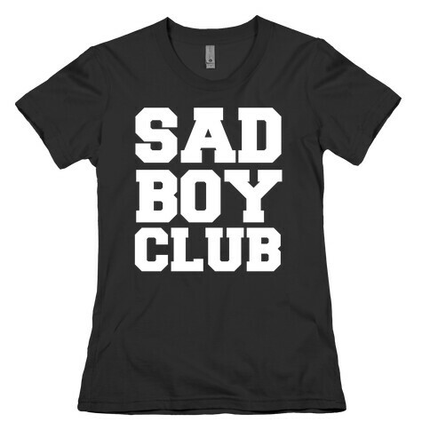 Sad Boy Club Womens T-Shirt