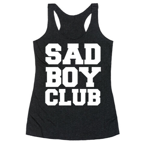 Sad Boy Club Racerback Tank Top
