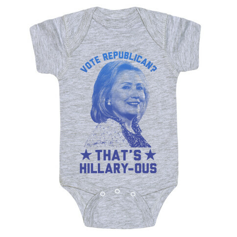That's Hillary-ous Baby One-Piece
