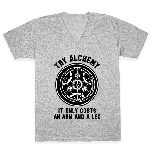 Alchemy It Only Costs an Arm and a Leg V-Neck Tee Shirt
