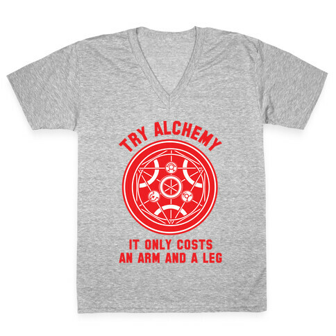 Alchemy It Only Costs an Arm and a Leg V-Neck Tee Shirt