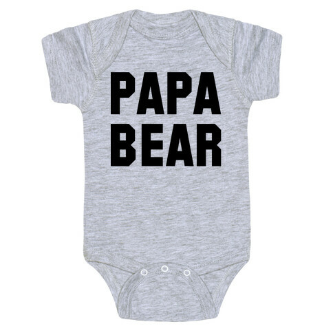 Papa Bear Baby One-Piece