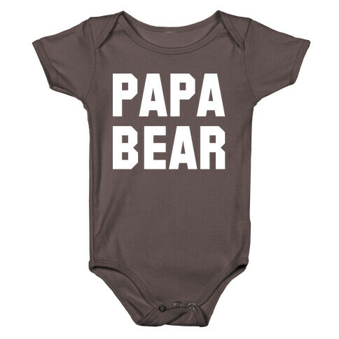 Papa Bear Baby One-Piece
