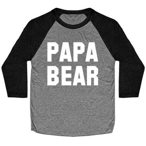 Papa Bear Baseball Tee