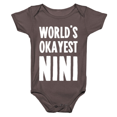 World's Okayest NiNi Baby One-Piece