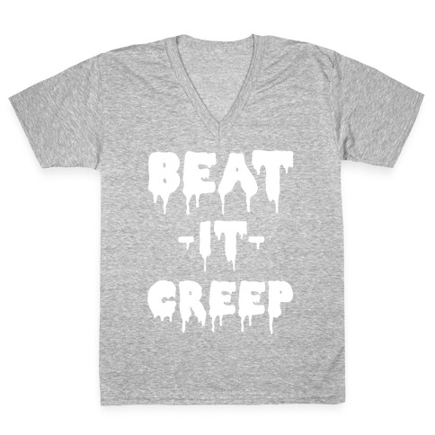 Beat It Creep V-Neck Tee Shirt