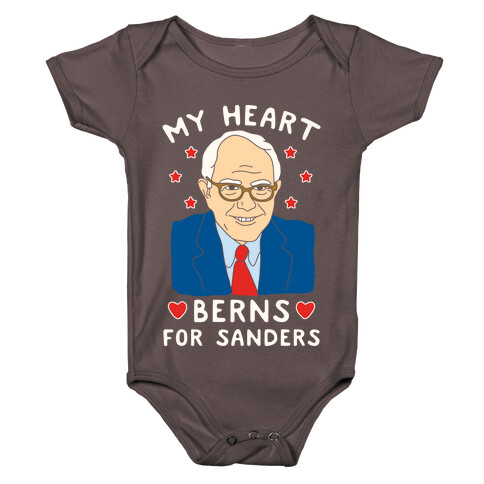 My Heart Berns For Sanders Baby One-Piece