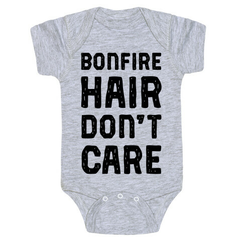 Bonfire Hair Don't Care Baby One-Piece