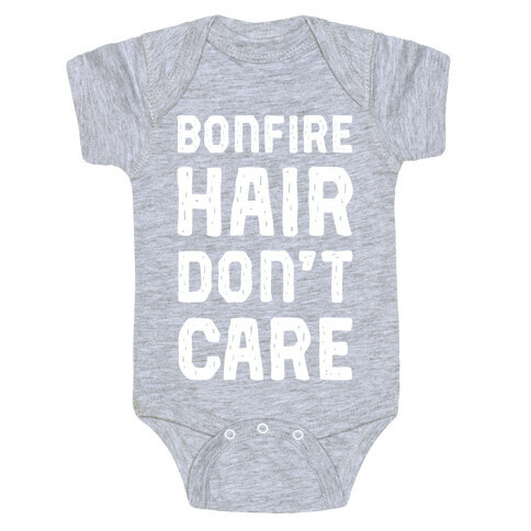 Bonfire Hair Don't Care Baby One-Piece