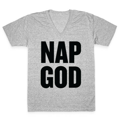 Nap God V-Neck Tee Shirt