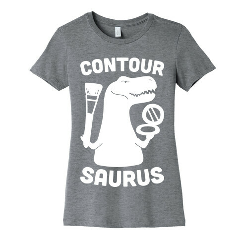 Contoursaurus Womens T-Shirt