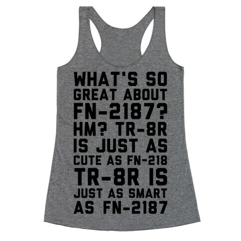 Whats So Great About FN-2187 TR-8r Is Just As Cute As FN-2187 Racerback Tank Top