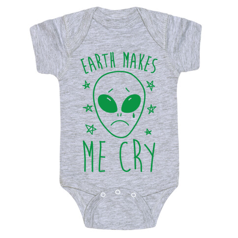 Earth Makes Me Cry Baby One-Piece