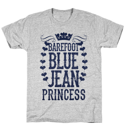 Barefoot Blue Jean Princess T-Shirt