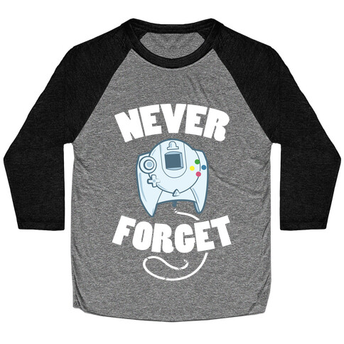 Dreamcast: Never Forget Baseball Tee