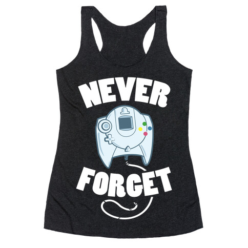 Dreamcast: Never Forget Racerback Tank Top