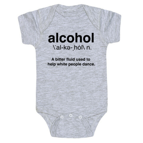 Alcohol Definition Baby One-Piece