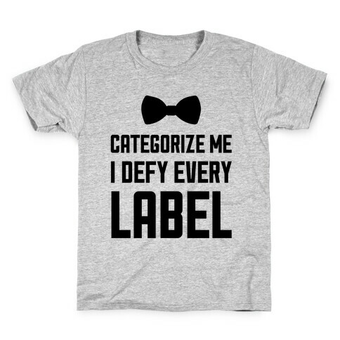 I Defy Every Label Kids T-Shirt