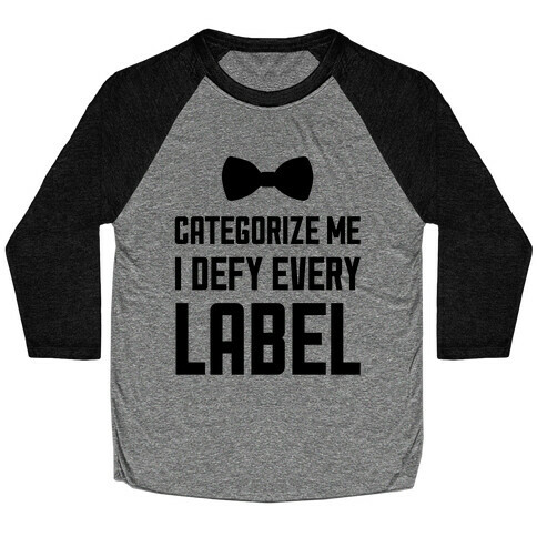 I Defy Every Label Baseball Tee