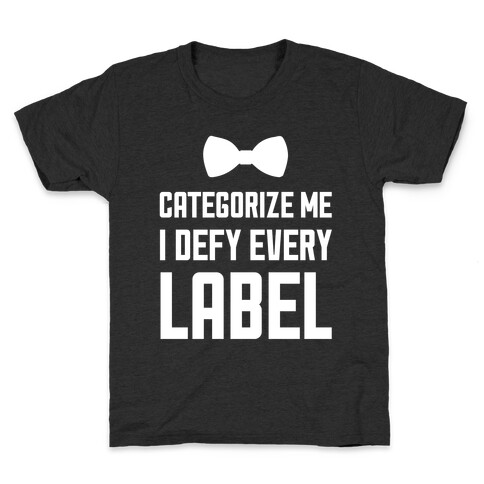 I Defy Every Label Kids T-Shirt