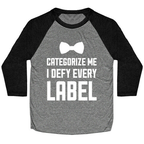 I Defy Every Label Baseball Tee