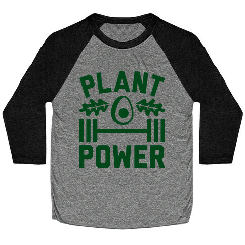 Plant Power Baseball Tee