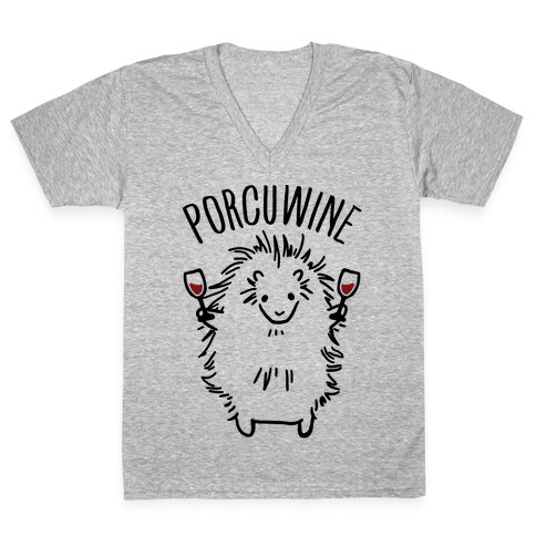 Porcuwine V-Neck Tee Shirt