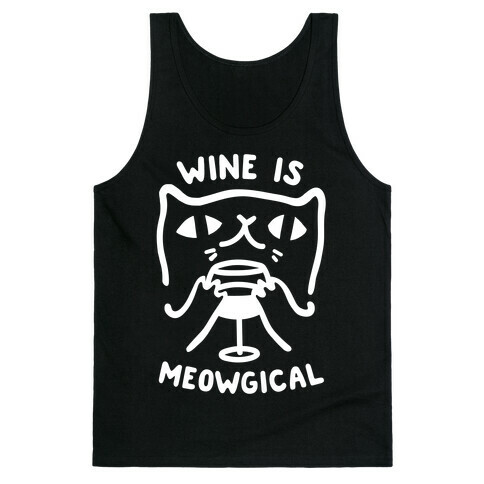 Wine is Meowgical Tank Top