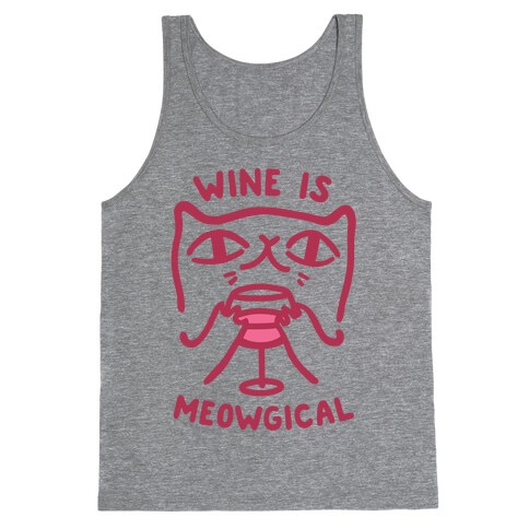 Wine is Meowgical Tank Top