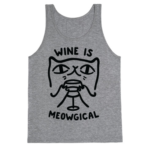 Wine is Meowgical Tank Top