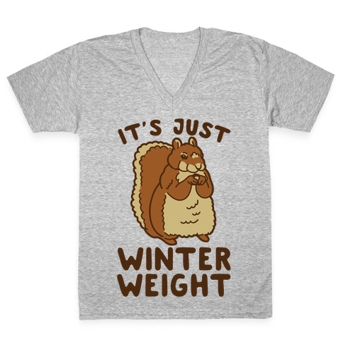It's Just Winter Weight V-Neck Tee Shirt