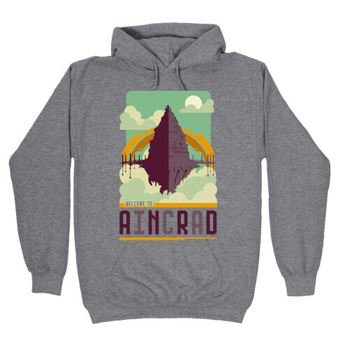 Welcome To Aincrad Hooded Sweatshirt