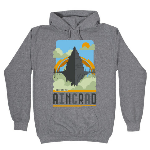 Welcome To Aincrad Hooded Sweatshirt